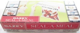 Vtg NOS Dazey Seal A Meal Model 5600 Food Saver Orig Box Bags Booklet Unused - £13.04 GBP