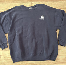 Vintage Mens Blue Lee Sweatshirt XL SOUTHERN STATES - £38.60 GBP