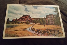 015 VTG Postcard Old Faithful Inn Yellowstone National PArk Unused HAynes Studio - £11.93 GBP