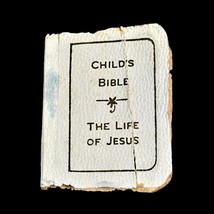 Life of Jesus Childs BIBLE and PRAYER Book Vintage 1930s Cecil Carpenter... - $9.64