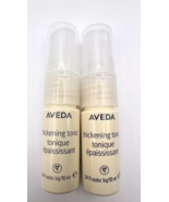 AVEDA Thickening Tonic Thicken Hair Full Hair Boost Plush .34oz 10ml 2X NEW - $22.33 CAD