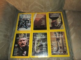 Lot 6 1982 National Geographic Vintage Magazines Jan Feb Mar Apr May June VTG - £23.23 GBP