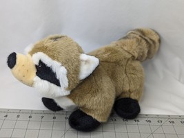 Fiesta Sassy Raccoon Plush Brown Stuffed Animal Toy - £20.07 GBP