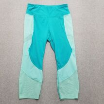 Avia Yoga Pants Womens Large Green Blue Activewear Pockets 30x21 Legging... - $12.11