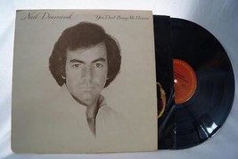 Vintage Testo Canzone Neil Diamond Non Bring Me Fiori Vinile LP - $19.84