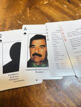 1x NEW IRAQI Top Most Wanted Terrorist of Desert Storm Playing Card Set ... - $334.38 MXN