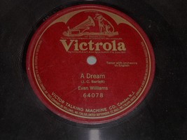 Evan Williams 78 rpm record vintage Victrola Records - £19.92 GBP