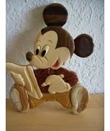 Disney Mickey Mouse Wood Art - £15.80 GBP