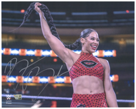 Bianca Belair Autographed WWE In Ring Whipping Hair 16 x 20 Photograph Fanatics - £56.39 GBP