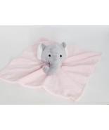 Baby Essentials Elephant Lovey Pink Gray 2020 Security Blanket - £9.37 GBP