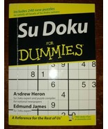 Su Doku for Dummies Sudoku Game Book Paperback By Heron, Andrew unused - $5.99