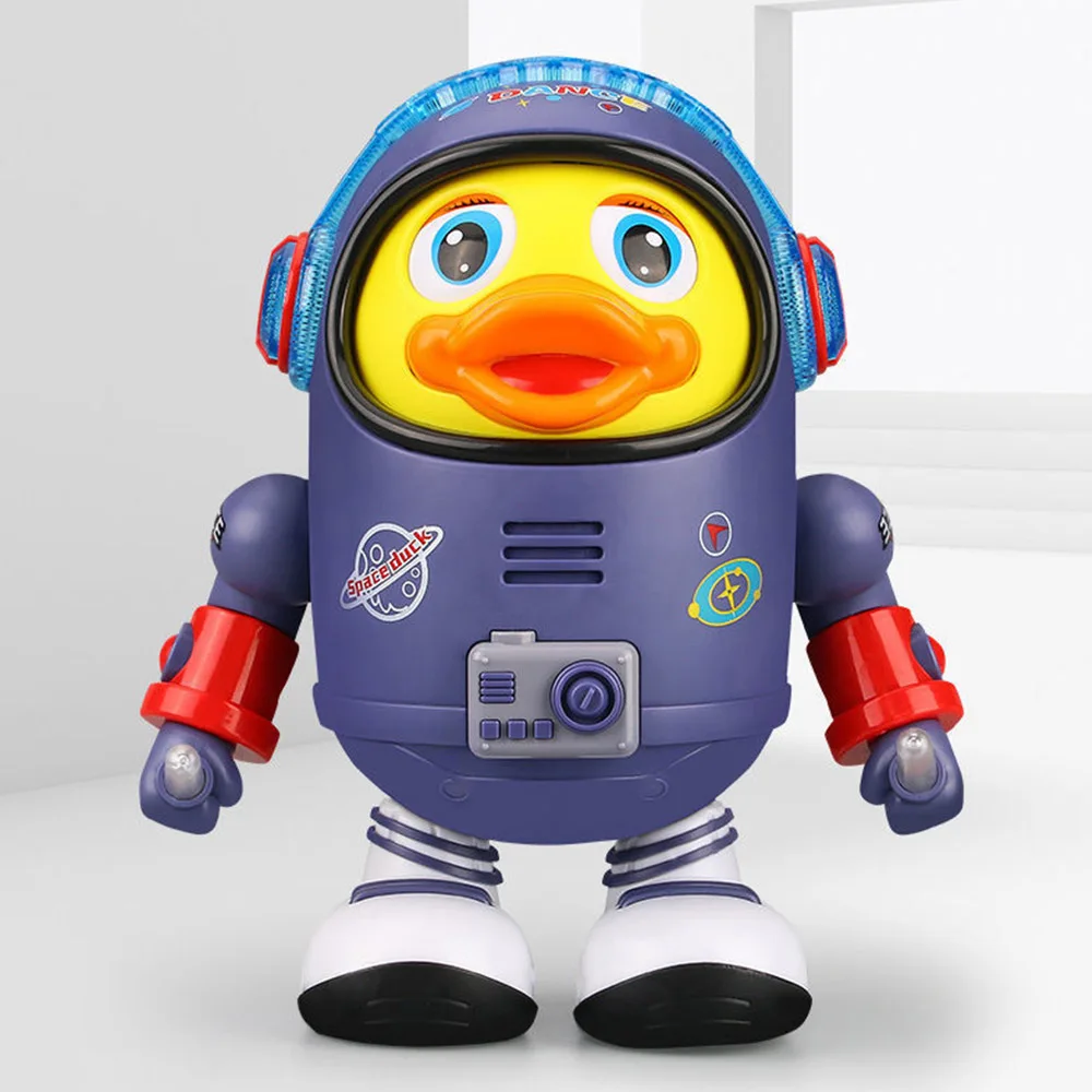 Electric Dancing Space Duck Robot Electric Music Light Swinging Small Cute Duck - £19.99 GBP
