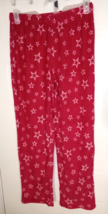 Bobbie Brooks Woman&#39;s Red with Star Print Sleep Pants - Elastic Waist - ... - $7.57