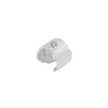 SHANICE S925 Silver Irregular surface micro-inlaid zircon Ear Cuff Clip On Earri - £14.71 GBP