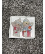 Vintage Homco 1451 Porcelain Baby Clown Boy &amp; Girl Ball &amp; Block Figurine... - €8,49 EUR