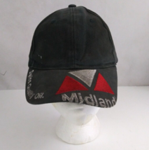 Vintage Midland Swiss Quality Oil Embroidered Unisex Adjustable Baseball Cap - £10.87 GBP