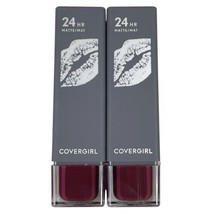 2 Pack COVERGIRL Exhibitionist Ultra-Matte High Roller Lipsticks .09 oz each - $19.79