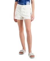$60 Inc International Concepts Womens High-Rise Ripped Denim Shorts White Size 8 - £16.28 GBP