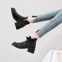 Ots female winter 2021 new versatile korean style short tube fashion boot female autumn thumb200