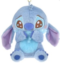 Disney Store Japan Official Crying Stitch Pastel Plush Keychain Nwt Read Descrip - £20.45 GBP
