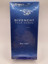 Givenchy Pour Homme BLUE LABEL EDT Spray 100ml/3.3oz - NEW IN BOX - £59.73 GBP