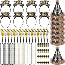 52 Pieces New Year&#39;S Party Decorations Kits For 16, Includes Happy New - £65.19 GBP