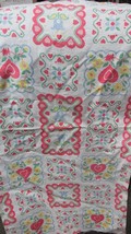 &quot;&quot;PENNSYLVANIA DUTCH DESIGN - VINTAGE FABRIC PIECE&quot;&quot; - FEED SACK?  MAYBE? - £6.97 GBP