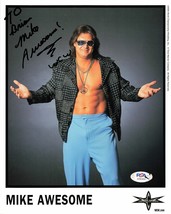 Mike Awesome Alfonso signed 8x10 photo PSA/DNA COA WWE Autographed Wrestling - £298.99 GBP