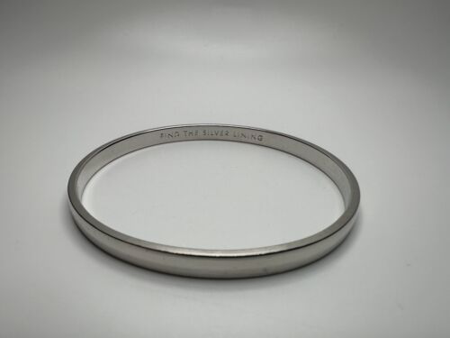 Kate Spade Find The Silver Lining Bangle 2.5” X 5mm - £19.49 GBP