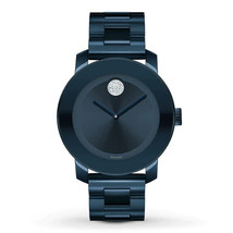 New Movado Bold Trend 36mm Blue Ion-plated stainless steel case Ladie&#39;s Watch - £325.23 GBP