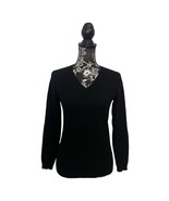 Charter Club Luxury 100% Cashmere V-Neck Pullover Sweater Black - Size S... - £28.96 GBP