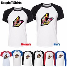 JDM Art Car Sticker Bomb Decal Design Couple T-Shirt Mens Womens Graphic Tee Top - £13.96 GBP