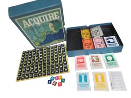 ACQUIRE Vintage 1968 3M World of High Finance Bookshelf Board Game - COM... - $29.65