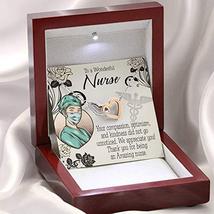 Thank You Nurse Card Thank Your Nurse Gift Inseparable Necklace Pendant 18k Rose - £51.39 GBP