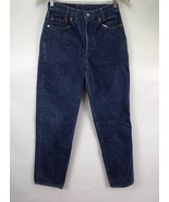 Vintage Levi&#39;s 501 Student Jeans Sz 29 31 Fly Button Med/Dark Wash Made ... - £116.16 GBP
