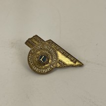 Lions Club International Golden Anniversary 1966 1967 Attendance Pin Vintage 60s - £6.45 GBP