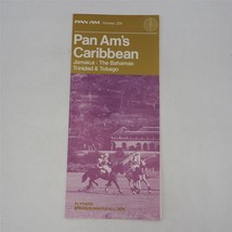 Vintage Pan Am Caribéennes Brochure 1975 - $34.64