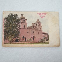 Antique 1904 St Louis Worlds Fair Postcard California State Building UNPOSTED - £7.81 GBP