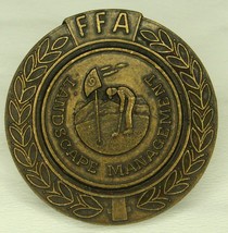 Vintage FFA Future Farmers Of America Landscape Management Brass Jacket Pin Golf - £7.88 GBP