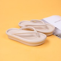Thick Soled Platform Flip Flops Summer Shoes Candy Color  Indoor Outdoor Slipper - £21.43 GBP
