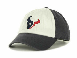 Houston Texans 47 Brand NFL Black White Adjustable Cotton ADJ Cap Hat New Men&#39;s - $20.44