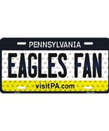 Pennsylvania State Background Novelty Metal License Plate Tag (Eagles Fan) - £11.95 GBP