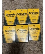 Crayola crayons #BS0687  1984 - 1985 16 ct.-6 Boxes, All New. - $732.91 MXN