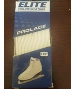NEW ELITE FIGURE SKATING  PRO LACES, WHITE, SIZE  110&quot; / 280 CM (RM-6) - €16,24 EUR