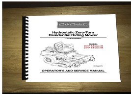 Cub Cadet Hydrostatic Commercial ZeroTurnService Manual Enforcer 44, 48,54 - $14.84