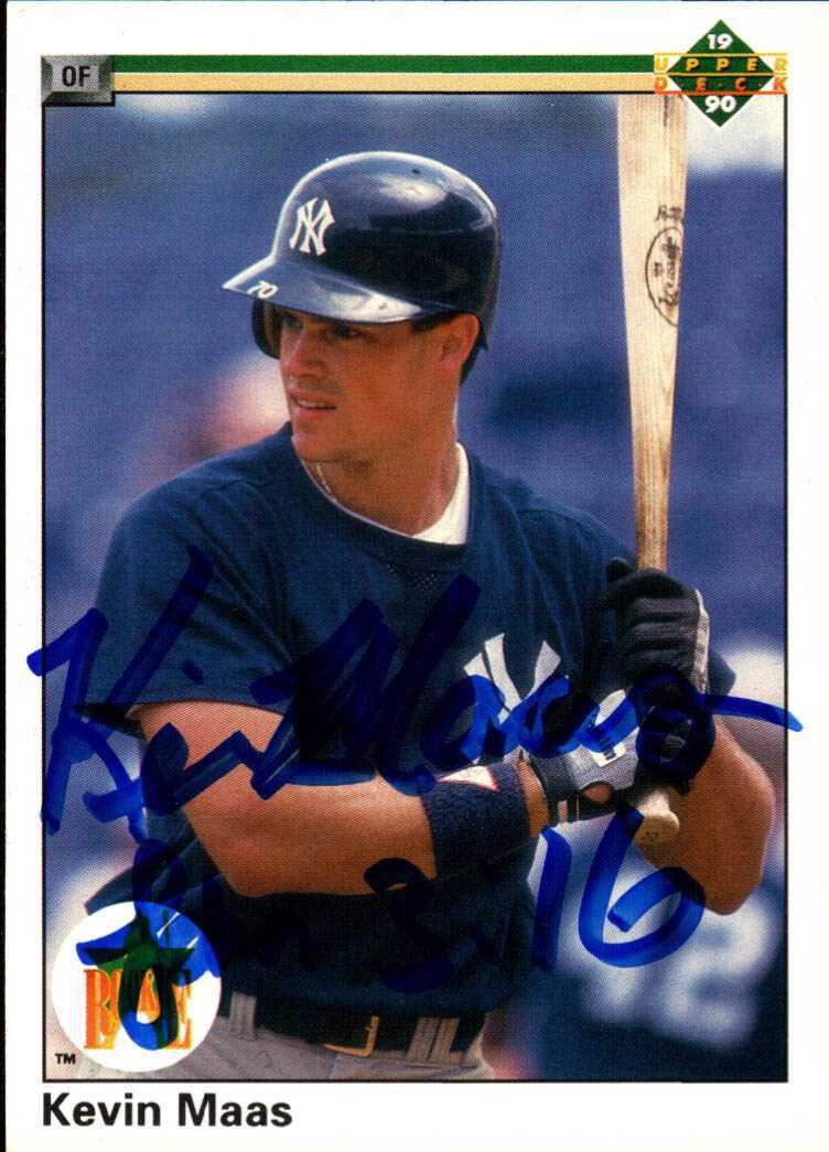 Kevin Maas Signed Autographed 1990 Upper Deck Baseball Card - New York Y... - $15.00