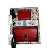 Viola Castellani Clutch Bag Chain Shoulder Strap &amp; Wallet 2 Piece Gift S... - €171,43 EUR