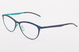 Orgreen URSULA 467 Matte Dark Blue / Matte Emerald Green Titanium Eyeglasses - £148.71 GBP