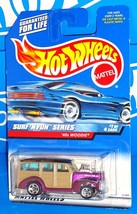 Hot Wheels 1999 Surf &#39;N Fun Series #961 &#39;40s Woodie Mtflk Purple w/ 5SPs - £1.93 GBP