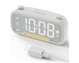 Clock Radio For Bedroom, Bluetooth Alarm Clock With Night Light, Usb &amp; T... - £23.94 GBP